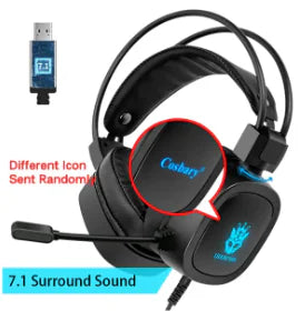 Gaming Headset 7.1 Virtual Surround Sound Gamer Earphones